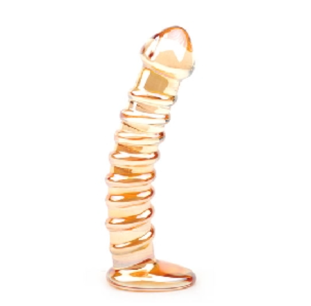 Golden Glass Dildo